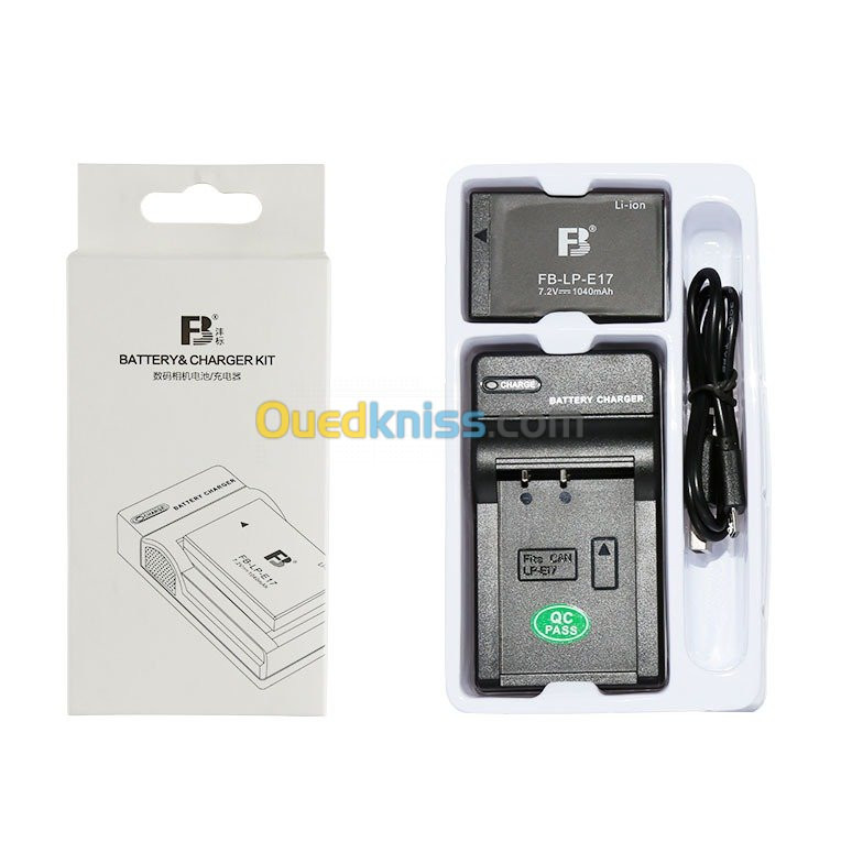 Kit chargeur et batterie FB-LPE17 USB 