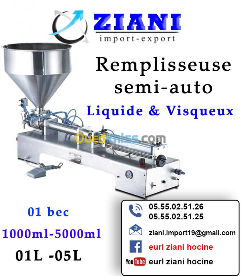 remplisseuse visqueux