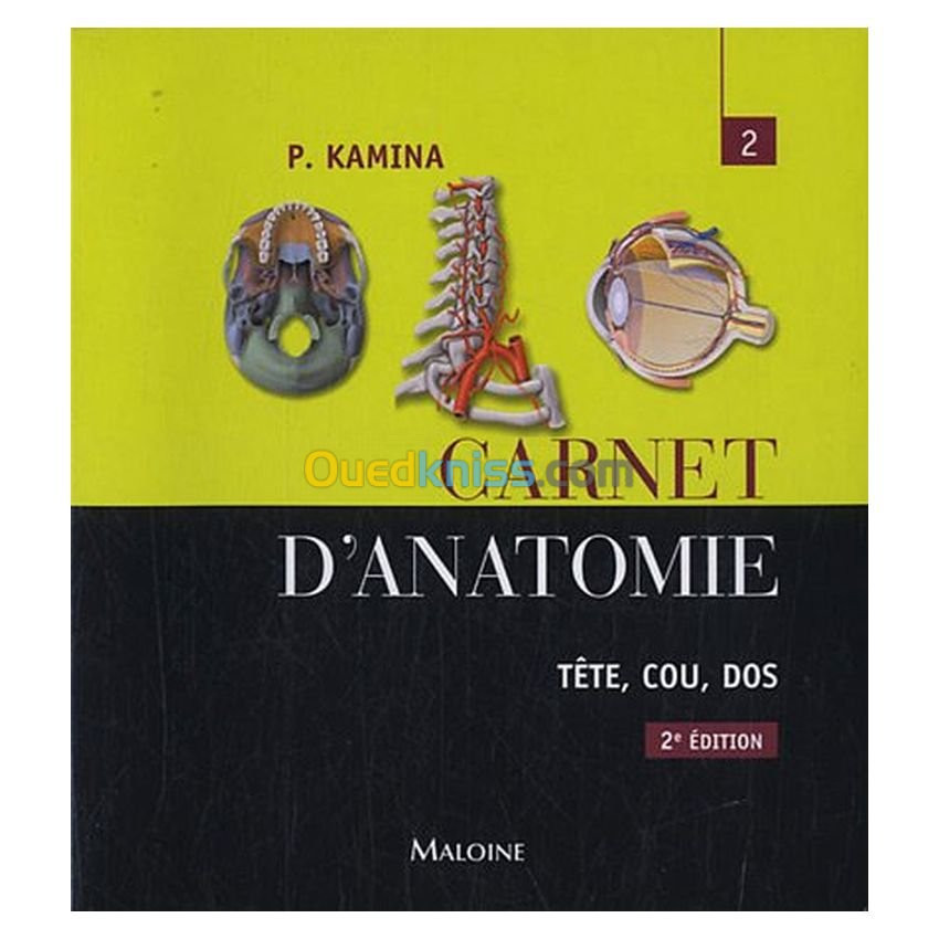 Carnet d'anatomie : Tome 2, Tête, cou, dos