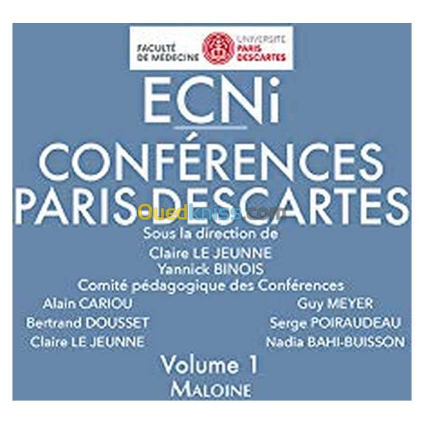 ECNi - Conférences Paris Descartes Vol. 1