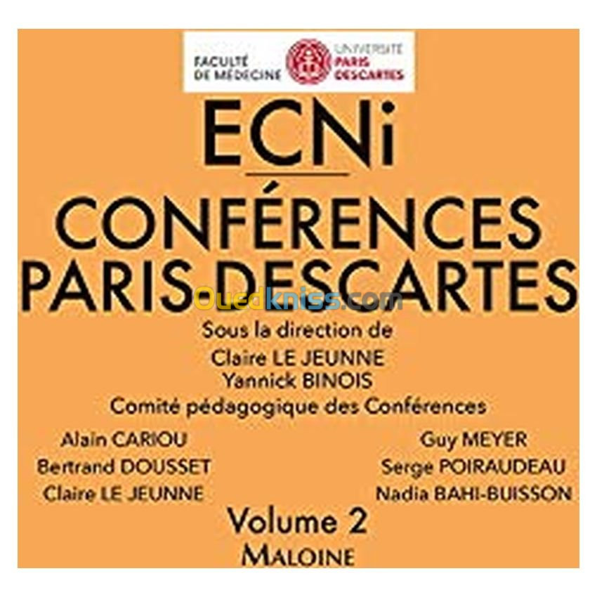 ECNi - Conférences Paris Descartes Vol.2