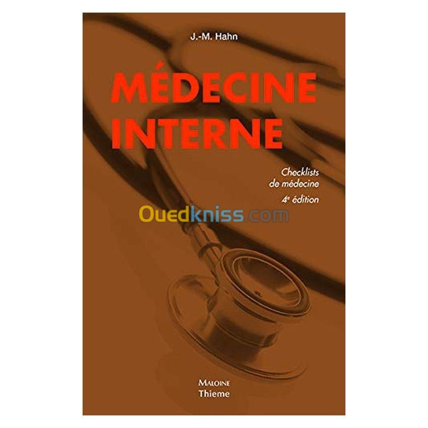 Médecine interne, Checklist 4e éd.