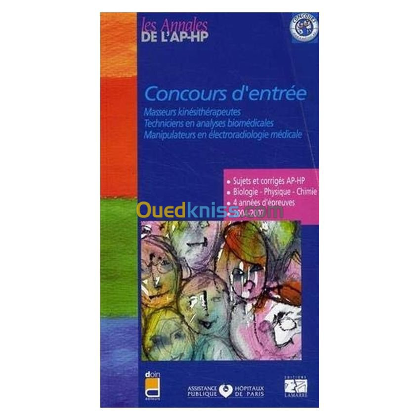 Concours d'entrée Masseurs kinésithérapeutes, techniciens en analyses biomédicales, manipulateurs en électroradiologie..