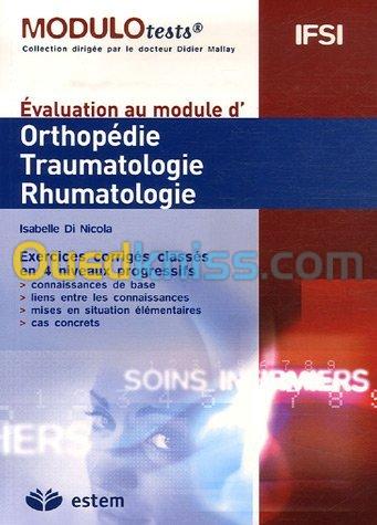 Evaluation au module d'Orthopédie, Traumatologie, Rhumatologie Modulo tests