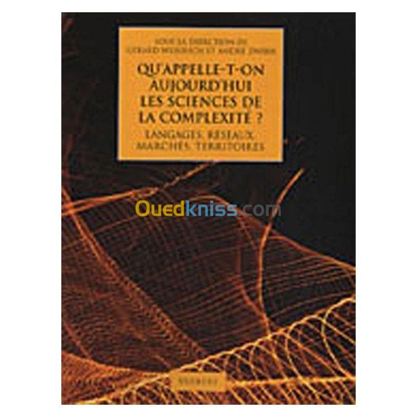 Qu'appelle-t-on aujourd'hui les sciences de la complexité ?Langages, réseaux, marchés, territoires