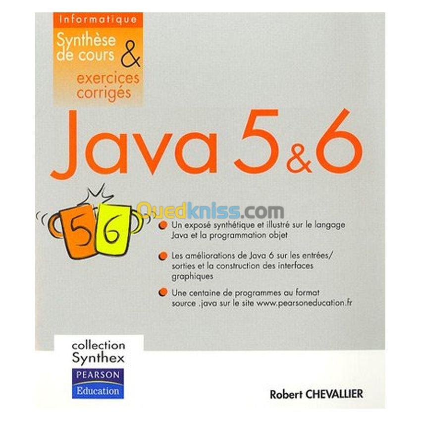 Java 5 et 6 synthèse ce cours exercices et corrigés