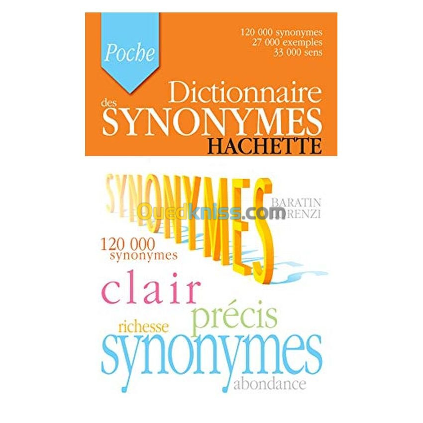 Dictionnaire Hachette des Synonymes Poche