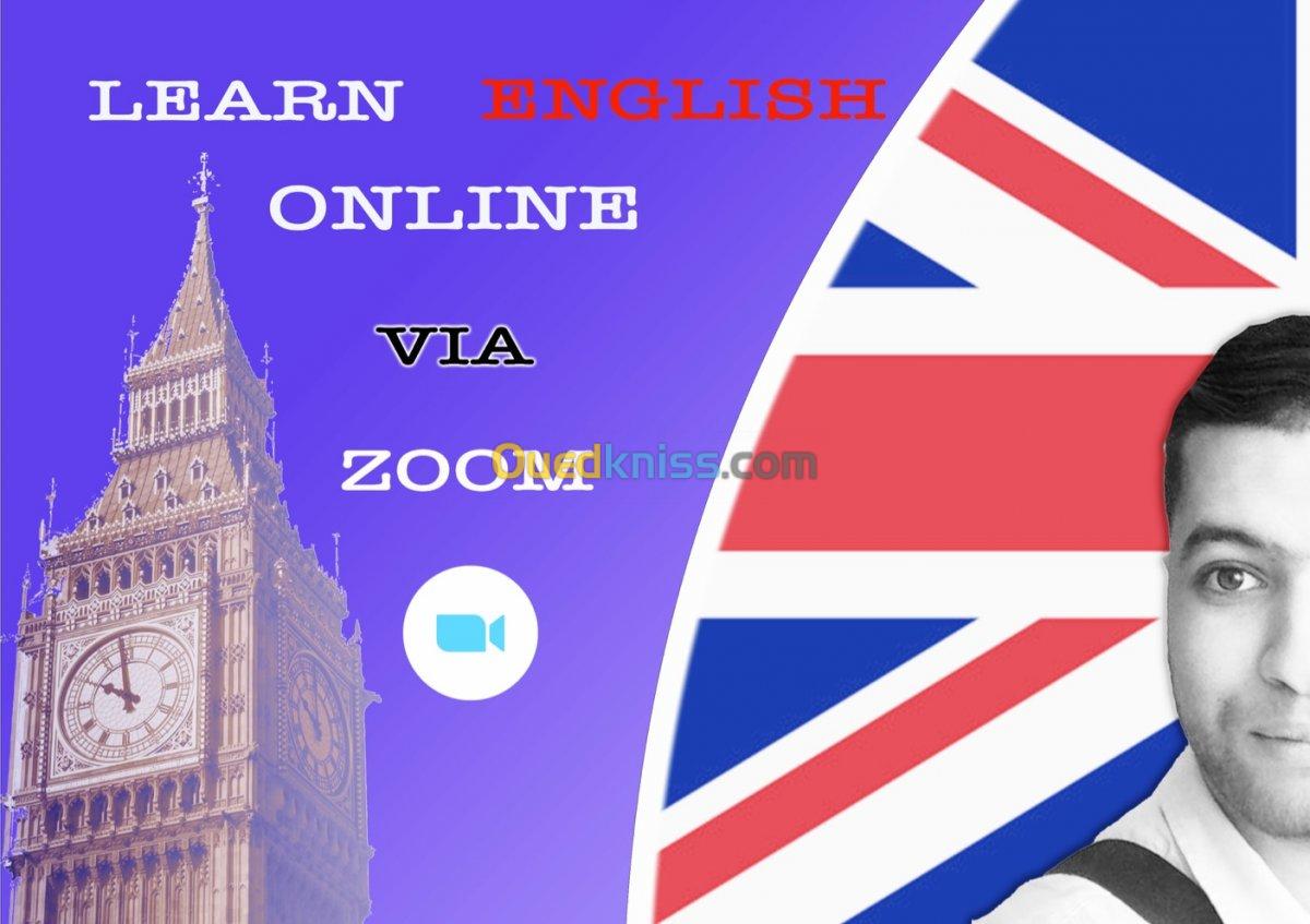 Online teacher of English language 