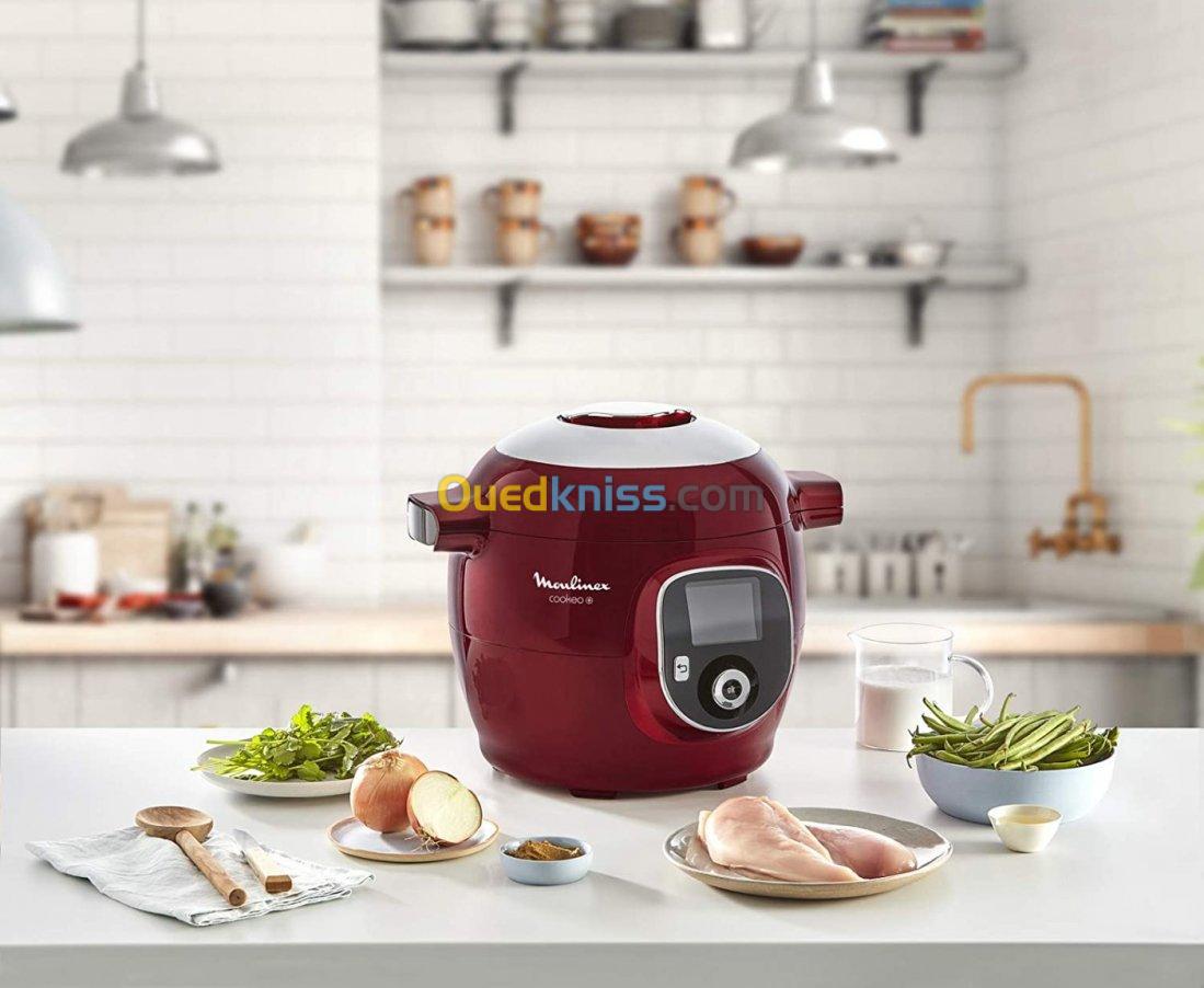  Moulinex COOKEO+ MULTICUISEUR ELECTRIQUE 6L 180 RECETTES PREPROGRAMMEES ROUGE CE85B510