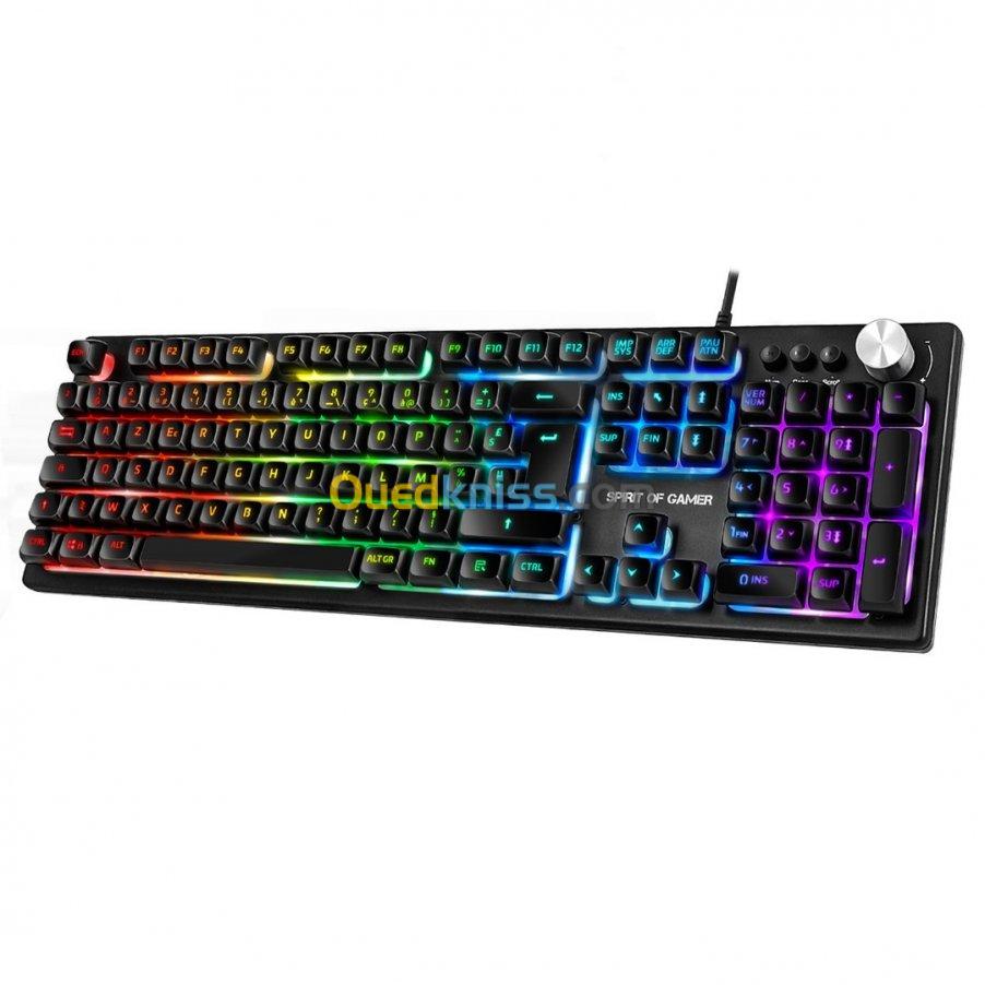 Clavier Spirit of Gamer Pro K7 Led RGB