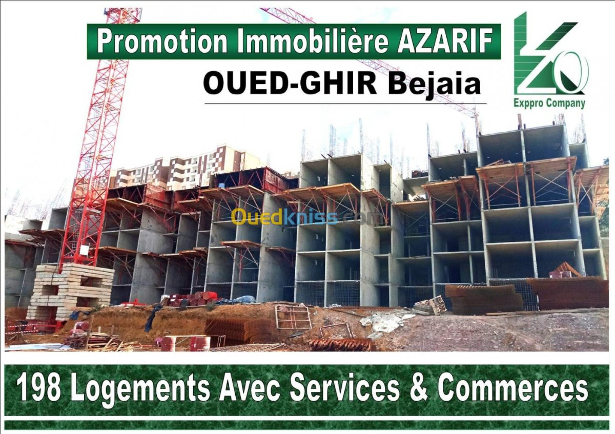 Vente Appartement F3 Bejaia Oued ghir