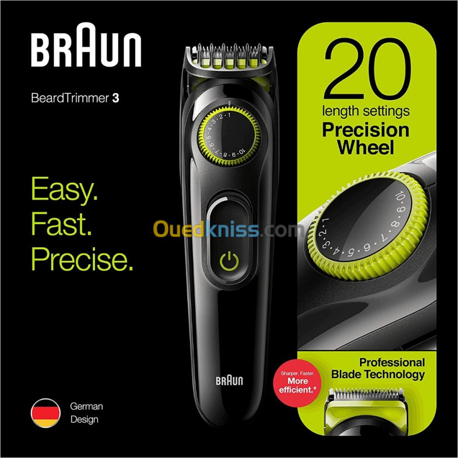 Braun BT3221 Tondeuse barbe et cheveux