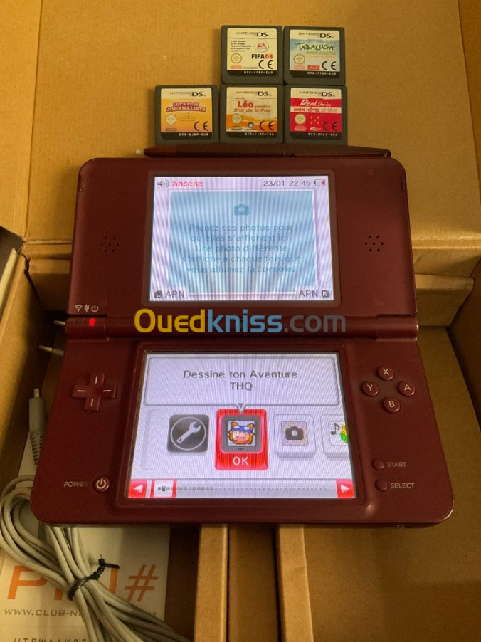 DSi XL en boite + 6 Jeux 