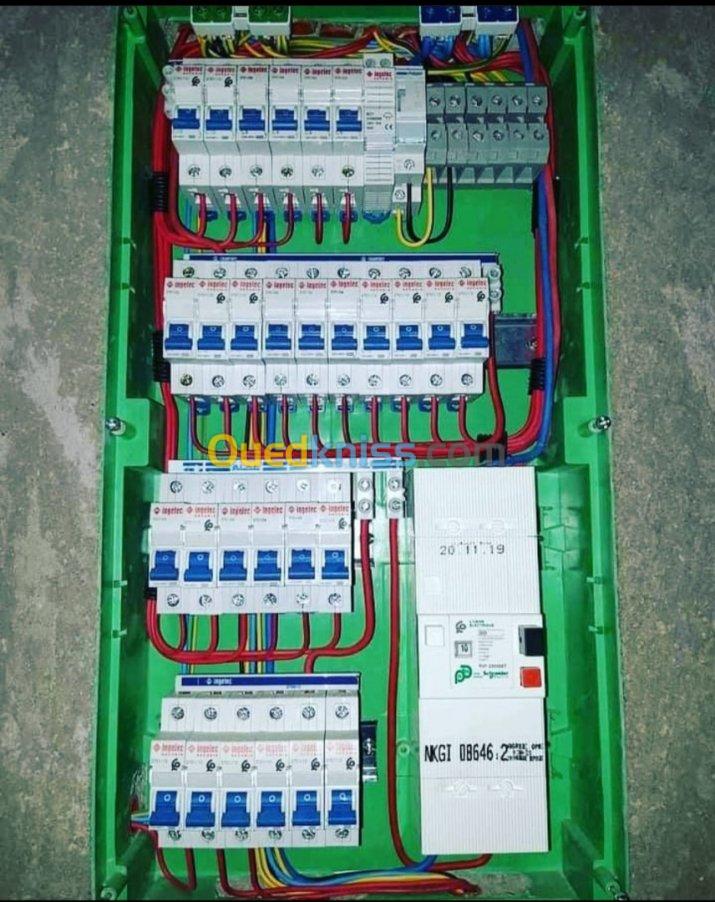 Je fais tout le travail d'électricité 