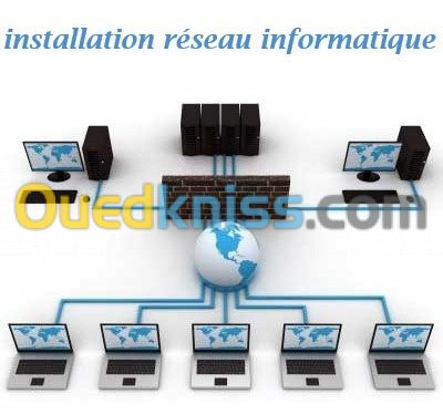 Installation réseau informatique 