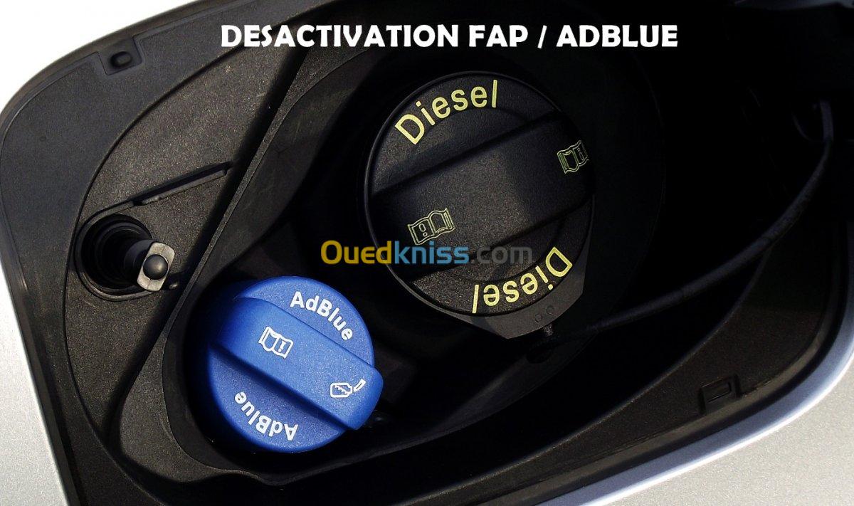 Suppression EGR/FAP/ADBLEU..