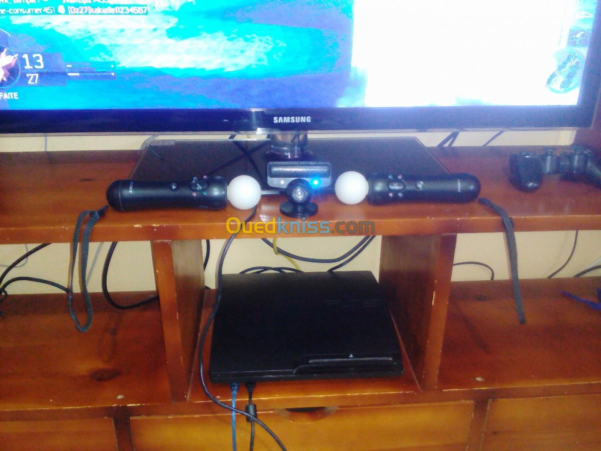 2manette ps3  move + cam video