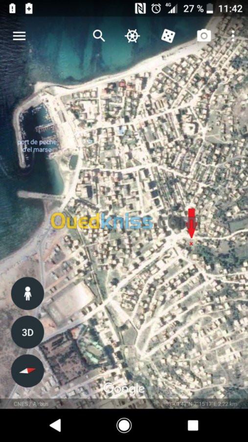 Vente Terrain Skikda El marsa