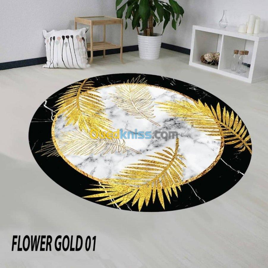 tapis rond digital 3D