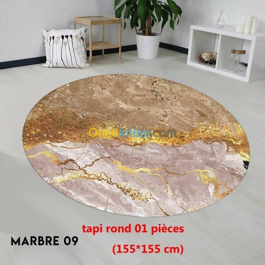 tapis rond digital 3D