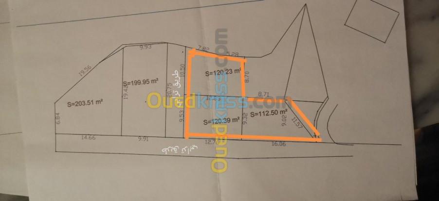 Vente Terrain Bouira Bouderbala