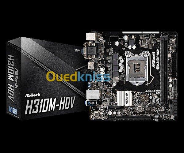 i3-8100 + ASRock H310M-HDV + 12 GB ram