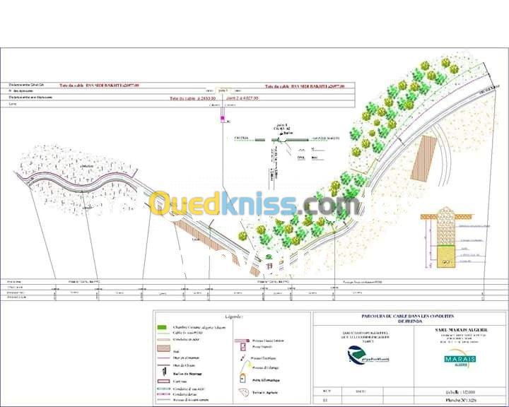 Création de plan de pose PEHD 