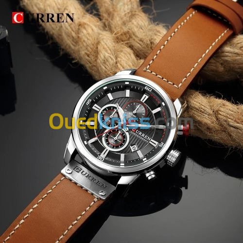 Montre curren original pour hommes 