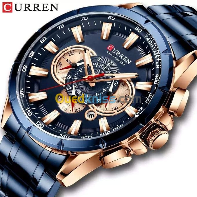 Montre curren original pour hommes 