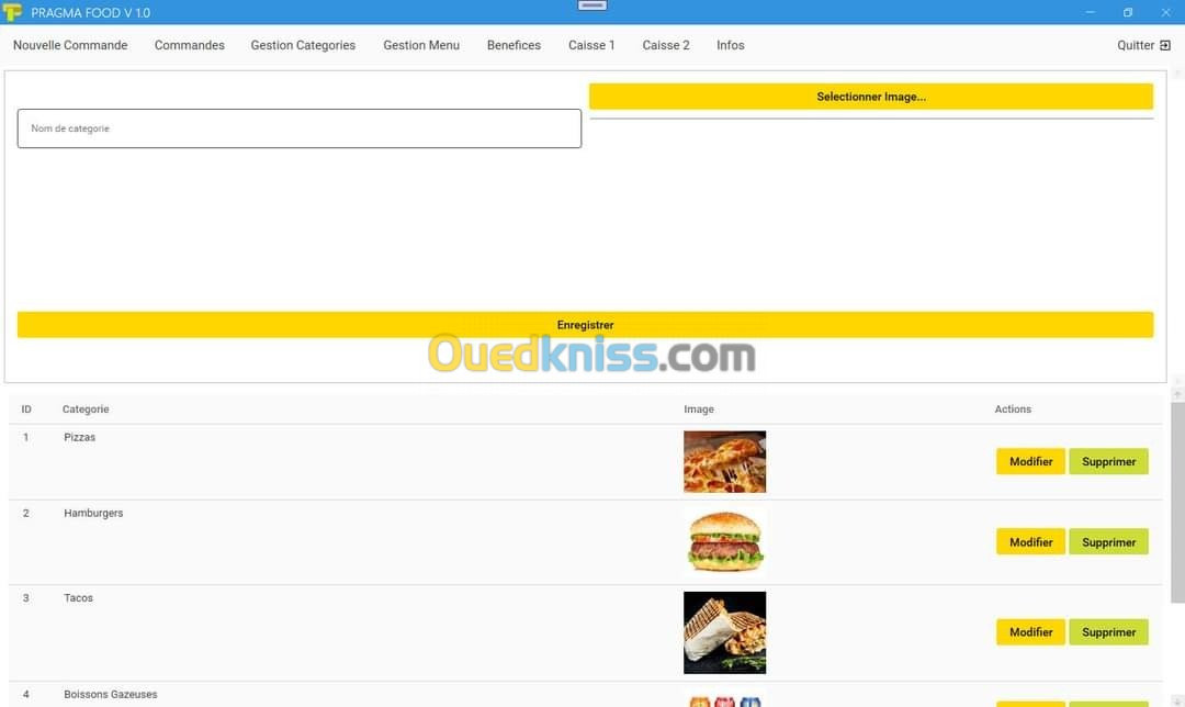 Logiciel de gestion restaurants 