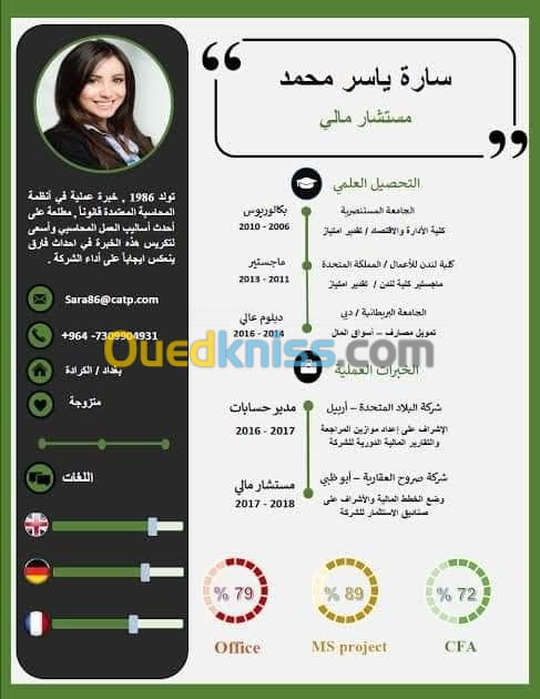 نخدملك سيرة ذاتية احترافية وجديدة 100د