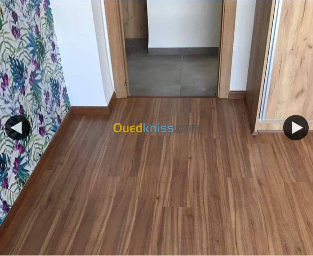 Pose du parquet stratifié