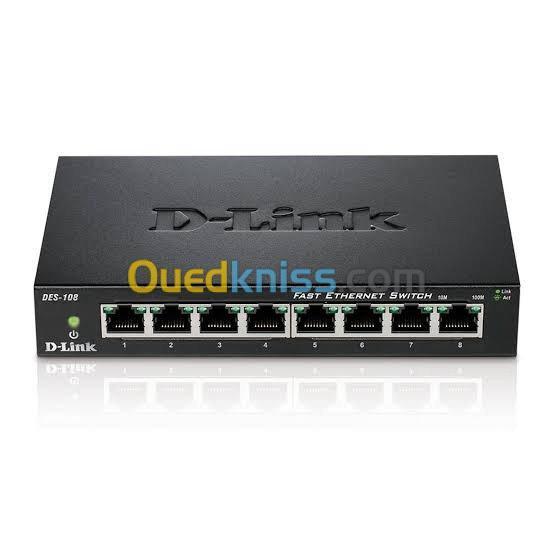 switch d-link 8 port 10/100 