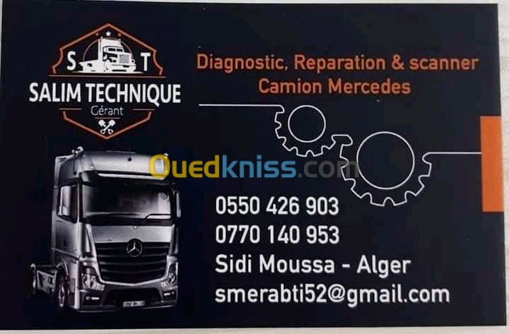 Diagnostic réparation & scanner camion