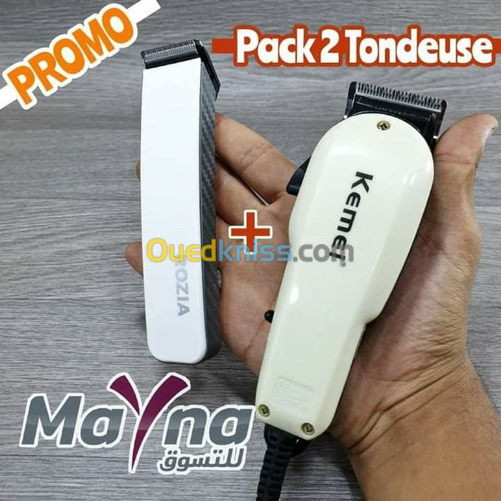 2 tondeuse kemei +rozia (promotions)