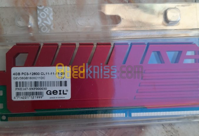 RAM Geil 4GB DDR3 1600Mhz PC3-12800