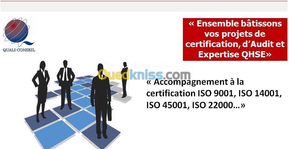 Certification ISO 9001, 22000, 14001..