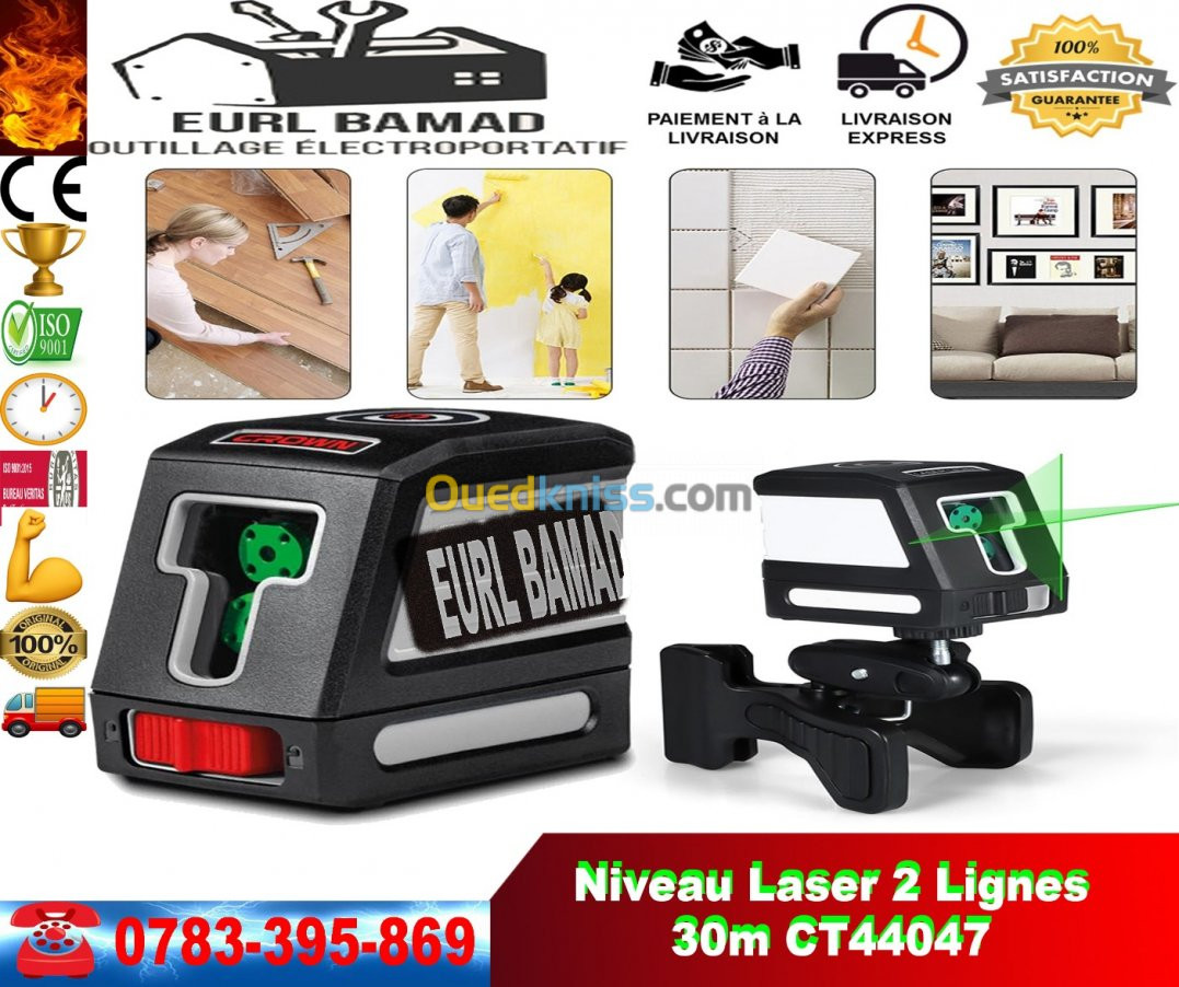 Niveau Laser 2 Lignes Crown