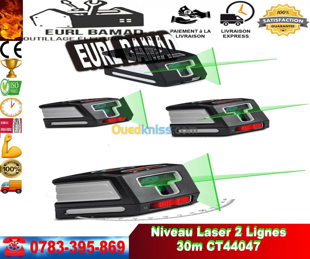 Niveau Laser 2 Lignes Crown