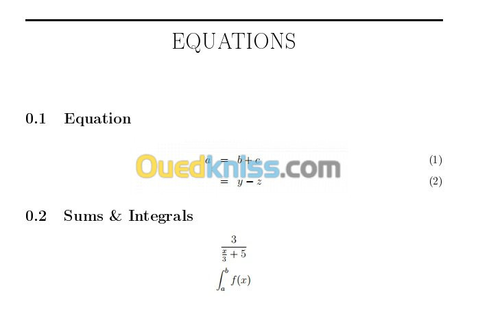  Ecrire les rapport (mémoire) en Latex