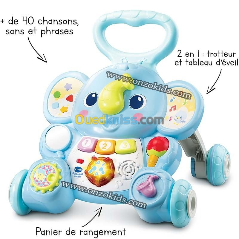 Éléphanteau Trottino, Trotteur Marcheur 2en1 - Vtech