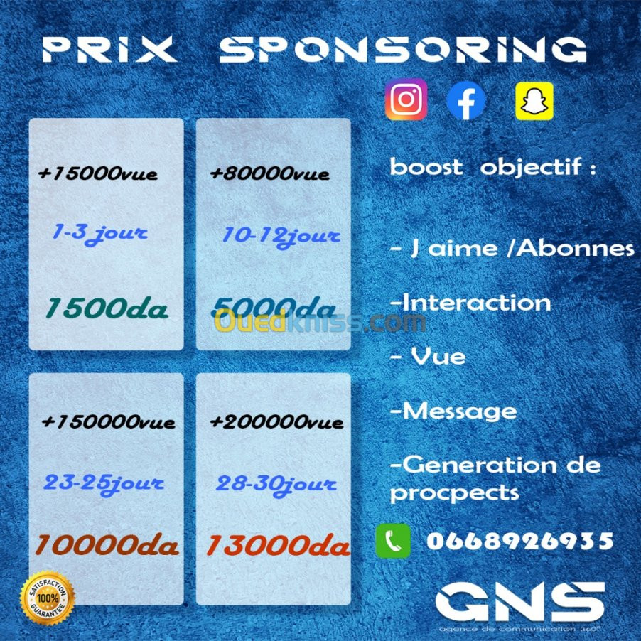 sponsoring/ community management