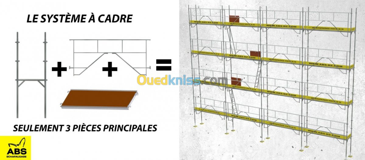 Vente echafaudage façadier