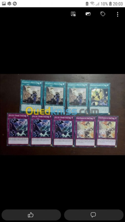 Cartes yu gi oh original à vendre 