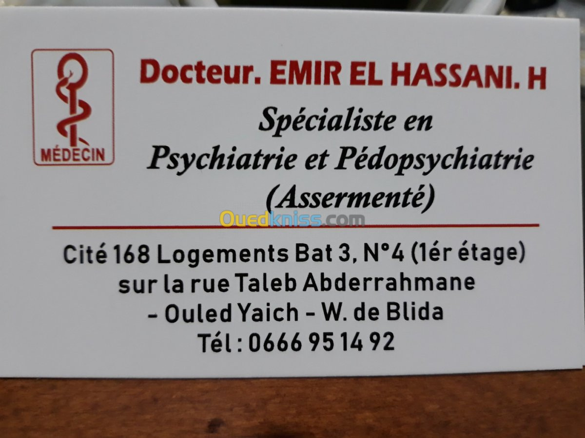 Spécialiste en psychiatrie & pédopsych