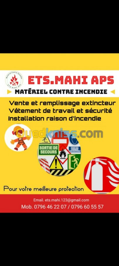 Extincteur incendie vente et recherche