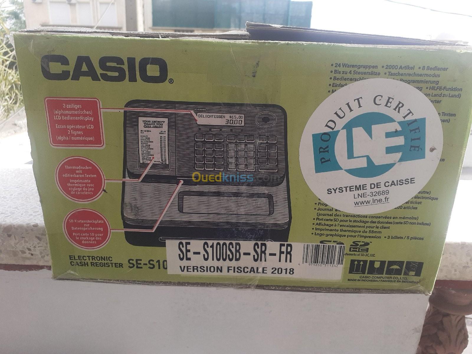 Caisse enregistreuse casio SE-S100