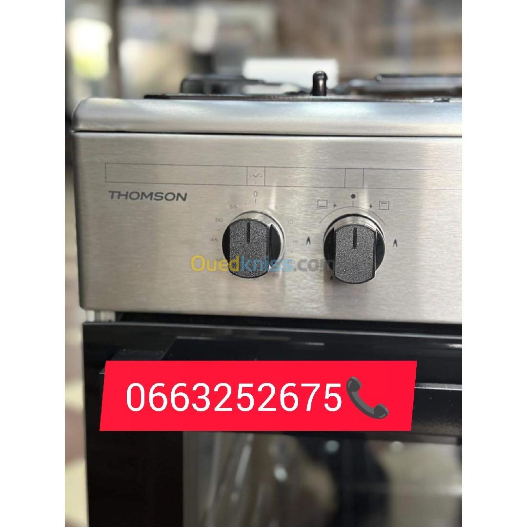 PROMO Cuisinière Thomson 4 feux inox ventilé catalyseur 