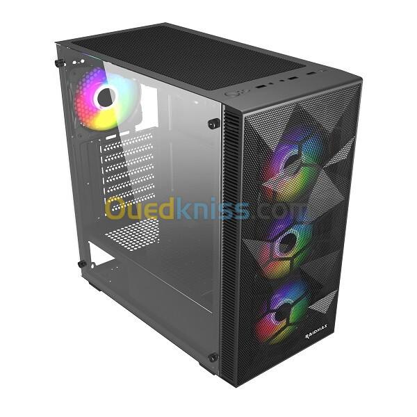 BOITIER RAIDMAX V151 4 FANS RGB 