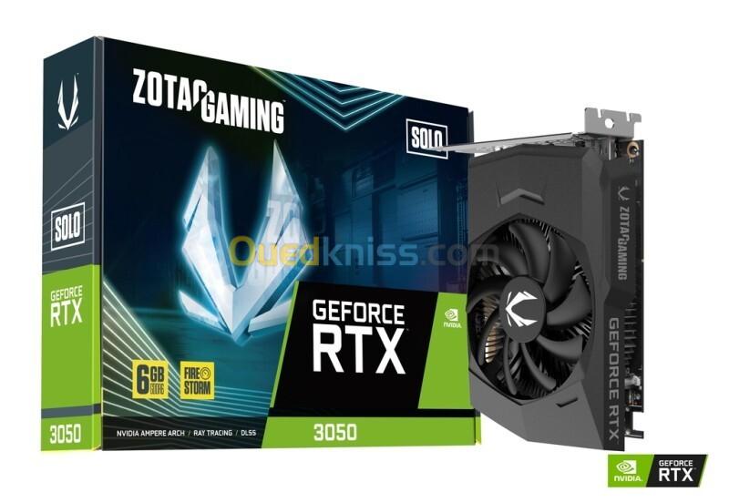 CARTE GRAPHIQUE ZOTAC GAMING GeForce RTX 3050 Solo 6GB GDDR6